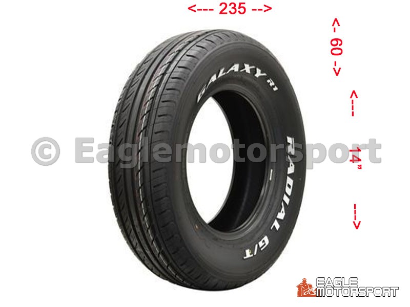 Achterband straat quad, 14 inch